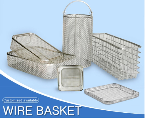 非バスケットはフィルター環境保護のためのステンレス鋼の金属線の網の錆つく