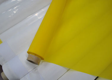 158陶磁器の印刷、白い/黄色色のためのミクロン47Tポリエステル メッシュ生地