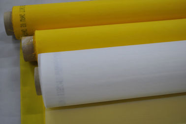 黄色い色との製陶術の印刷のための77T 100%Polyesterスクリーンの印刷の網