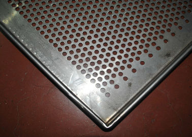 穴があいたステンレス鋼の金網の皿は5-10mmフレームの直径の水分を取り除きました