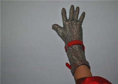 産業食品加工で使用される鋼鉄ホックが付いている人間工学的のステンレス鋼の手袋