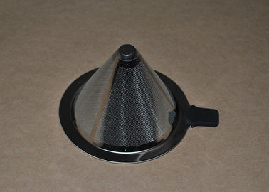 洗濯できるステンレス鋼の金網フィルター円錐コーヒーのフィルター