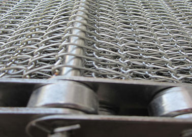 収縮のトンネルの食糧重いステンレス鋼のポテト ワイヤー金属の網のコンベヤー ベルト、304 316炭素鋼を熱しなさい