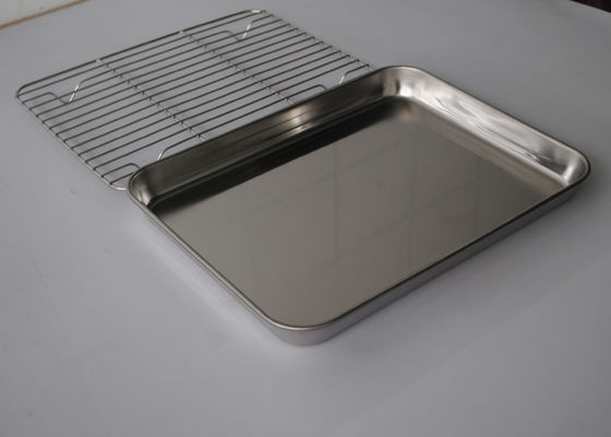 炭素鋼は食品等級L60cmの金網の皿0.8mmの厚さをカスタマイズする