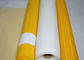 白い/黄色の単繊維のフィルタ クロス、スクリーンのメッシュ生地258cmの幅