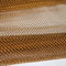 Gold Stainless Steel Diamond Shape Decorative Metal Mesh For Curtain Or Decoration
