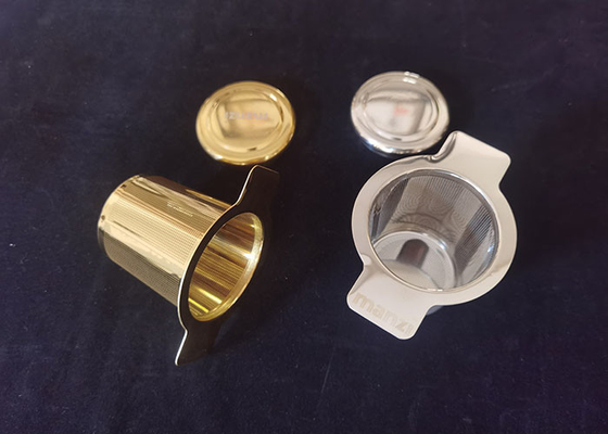 マグ カップのための注文のロゴの金のステンレス鋼のハーブおよびスパイスの注入器