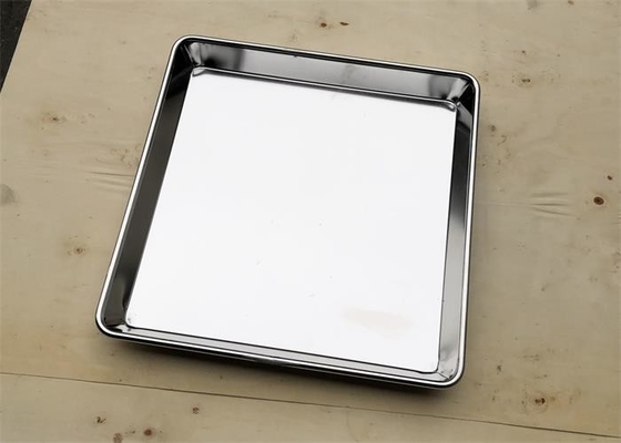 カスタマイズ可能な食品等級のステンレス鋼の焼ける皿のオーブンの耐熱の深皿0.6mm