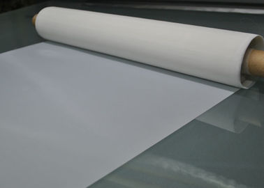 100%の単繊維白い120T -ガラス印刷のための34ポリエステル スクリーンの印刷の網
