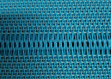 青い螺線形ポリエステル ドライヤー スクリーンの網のベルトによって編まれる出版物フィルター網ベルト