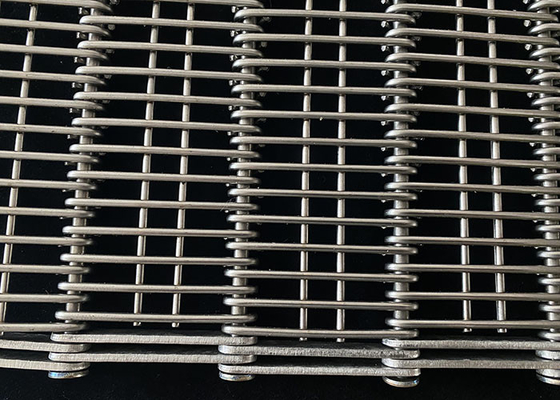 2.0mmのステンレス製の304鋼鉄網のコンベヤー ベルトの目リンク