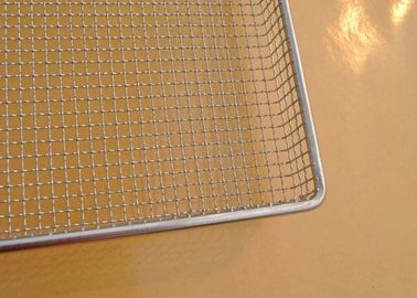 良い価格 304のSSの、100cm*50cm*20cmの穴があいた金網の皿のライト級選手グリットブラスト オンライン