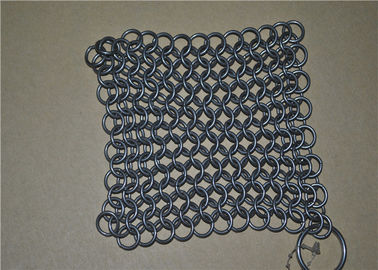 良い価格 7*7インチのステンレス鋼の金網のスクラバー/Chainmailの鋳鉄の洗剤 オンライン
