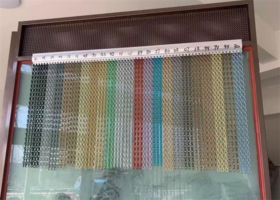 良い価格 装飾用アルミ製の双フック金属網のカーテン 天井/レール/上層面/日傘/キャビネット オンライン