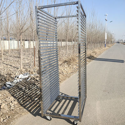 良い価格 300kg 積載重量 30層ステンレス ケーキ冷却ラック 果物乾燥用トレイ トラック オンライン