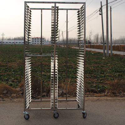 良い価格 高温耐性車輪の食品級ステンレス鋼のラック車 オンライン