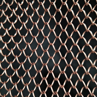 良い価格  Metal Mesh Curtain Bronze finish Hanging Wire Mesh Room Dividers For Ceiling オンライン
