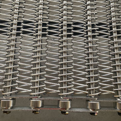 良い価格 Custom Chain Driven 304 Stainless Steel Spiral Wire Mesh Conveyor Belt for Fried Foods Industries オンライン