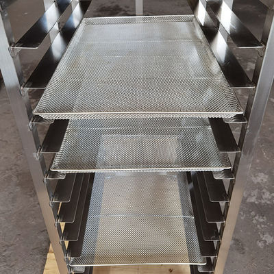 良い価格 Custom Size Food Grade 304 Stainless Steel Drying Rack Trolley for 600x400 Trays オンライン