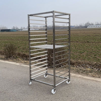 良い価格 Customized Size Stainless Steel 201 304 Tray Rack Cart Trolley for Drying Baking オンライン
