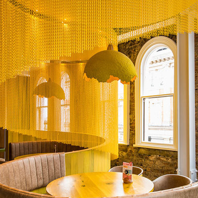 良い価格 Custom color Metal Chain Curtains Aluminium Chain Fly Screen for Door & Room Divider オンライン