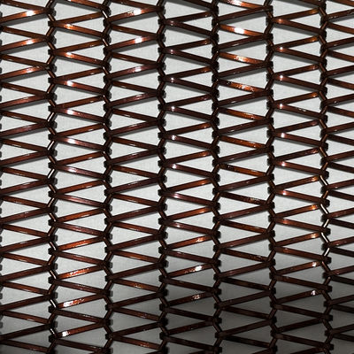 良い価格 Architectural Decorative Spiral Wires Stainless Steel Chain Link Conveyor Belt Mesh オンライン