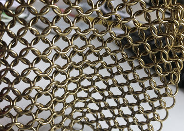 良い価格 異なった色のチェーン・メールの金網のステンレス鋼リング網のカーテン オンライン