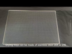 食品級のステンレス鋼織布線網乾燥用トレイ