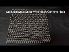 ステンレス鋼のバランスのとれた織り回らせん網帯