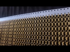 装飾用アルミニウム ダブルフックリンクスクリーンメッシュ