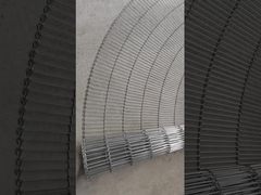 ステンレス鋼の梯子 ワイヤレス メッシュ チョコレート エノバー コンベアベルト