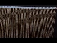 アルミ色彩のダブルフックチェーンリンク網膜