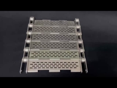 ステンレス鋼孔付きプレートコンベアベルト