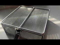 ステンレス鋼のワイヤ網の消毒バスケット