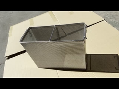 ステンレス鋼の穴あけ網状フィルタ バックセット