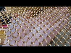 装飾用メタルコイルドレペリーメッシュ 結婚式用 ウォーターフォールルームディバイダー