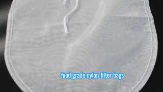 食品グレード 5 10 20 25 40 70 90 150 400 500 ミクロン 60 メッシュ布生地ナイロンフィルターバッグオイル Che