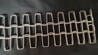 カスタム耐熱連続食品 ss304 金属 316 ステンレス鋼馬蹄万里の長城メッシュ フラット