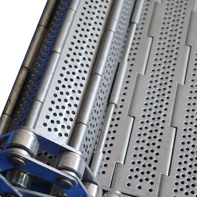 腐食はチーズ生産のためのステンレス鋼の穿孔器の版のConveryoeベルトを検査する