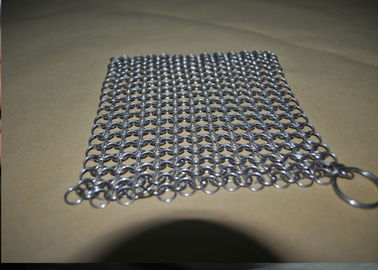 良い価格 台所304ステンレス鋼のChainmailのスクラバーの長方形10mmのサイズの習慣 オンライン