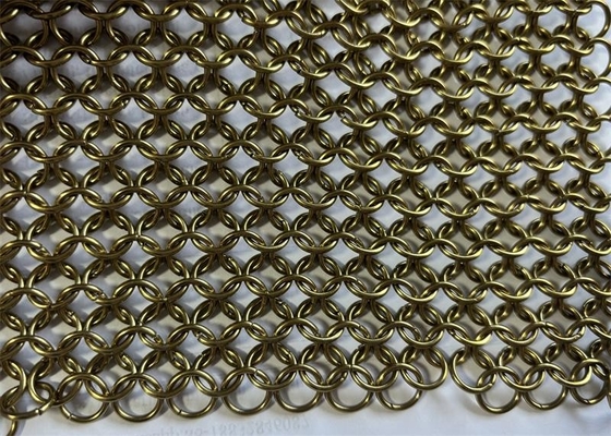 良い価格 金色 装飾 316l ステンレス リング メッシュ チェーン 編み オンライン