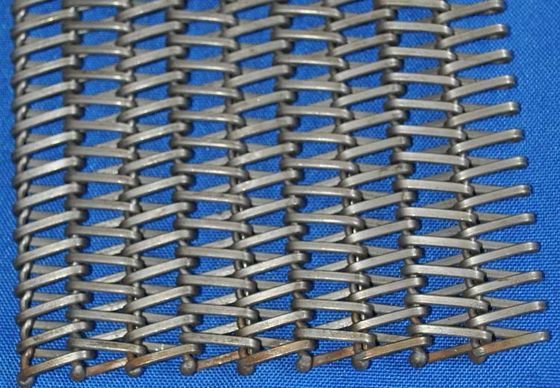 メタルワイヤ網ステンレスコンベアベルト Aisi 430 焼却炉ガラスのために