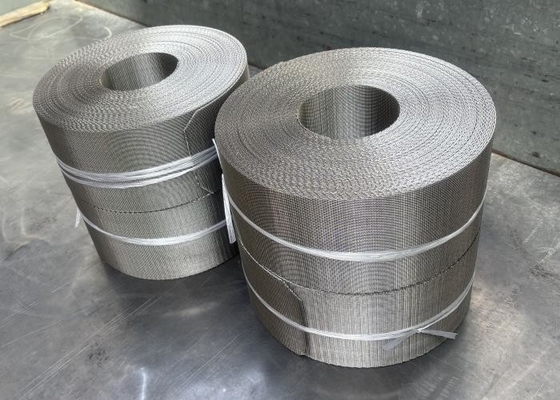 良い価格 プラスチックエクストルーダー 304/316 ステンレス鋼のワイヤーメッシュ リバース オランダの織りフィルターメッシュベルト オンライン