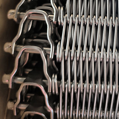 食品パン冷却トンネルラインメッシュチェーンコンベアベルト、ベーカリークッキービスケット用