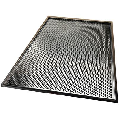 18x26x1 inch Customized Stainless Steel 304 Perforated Flat Baking Tray For Food Storage