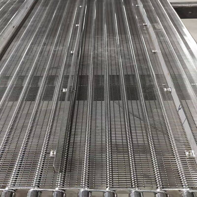 良い価格 カスタムサイズ ステンレス鋼 304 316 メタル アイリンク コンベアベルト オンライン