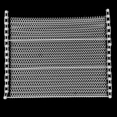 Food grade Metal Chain Link Weave Wire Mesh 304 stainless steel conveyor belt for biscuit Oven Bakery annealing Furnace Tunnel  Cooling
