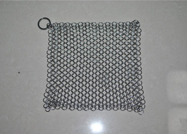 良い価格 鋳鉄鍋のための4X4インチ316Lのステンレス鋼のChainmailのスクラバー オンライン