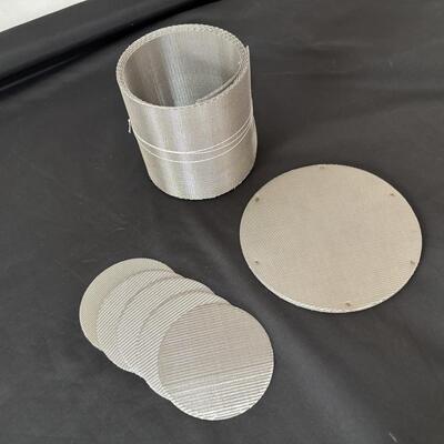 逆オランダ織りステンレス鋼金網スクリーンプラスチック押出フィルターディスクプラスチックペレタイザー用