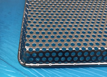 FDAの証明のステンレス鋼のカスタマイズされたサイズの穴があいた金属の皿